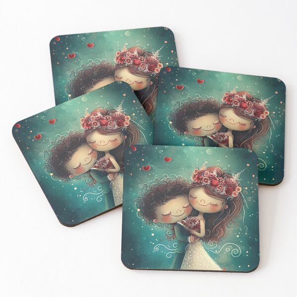 Item preview, Happy wedding, wedding card, sweet motif designed and sold by ARTelierDigital.