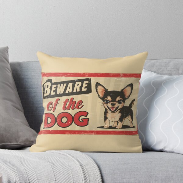 Item preview, Beware of the Dog Warning Sign (Cute Chihuahua)   designed and sold by Nabucodonoshop.