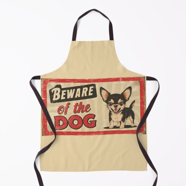 Item preview, Beware of the Dog Warning Sign (Cute Chihuahua) designed and sold by Nabucodonoshop.