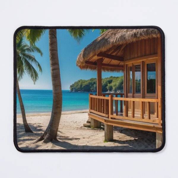 Item preview, Beachfront Wooden Retreat designed and sold by BlareBlare.