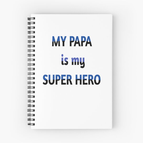 Item preview, my papa is my super hero  designed and sold by MKshoper.