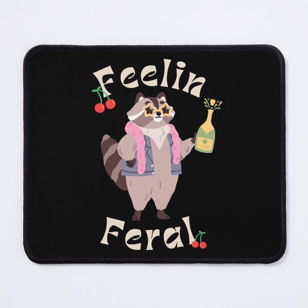 Item preview, Feeling Feral Racoon designed and sold by EmoryGeis.