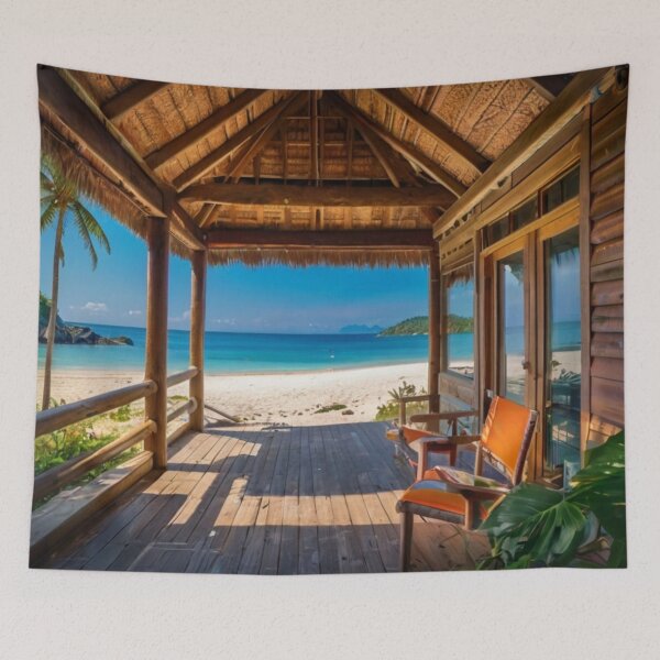 Item preview, Seaview Coastal Bungalow designed and sold by BlareBlare.