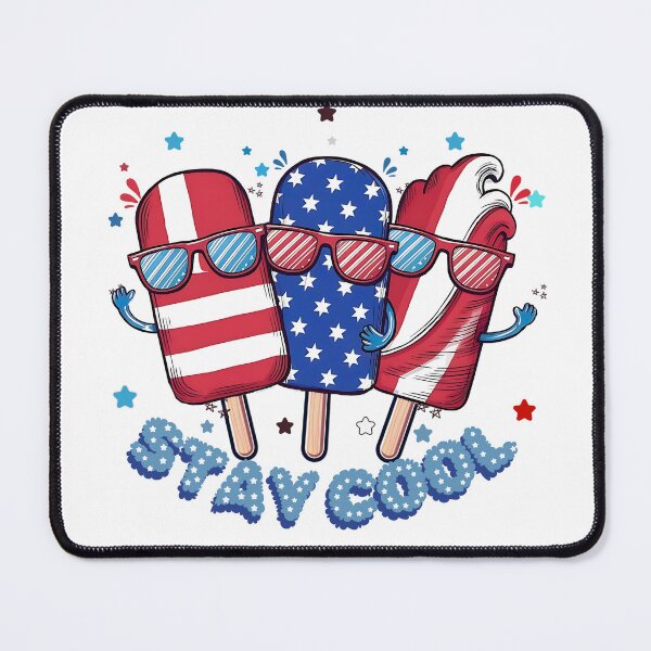 Item preview, Red White and Blue Popsicles, Stay Cool Instant designed and sold by blackBubble1.