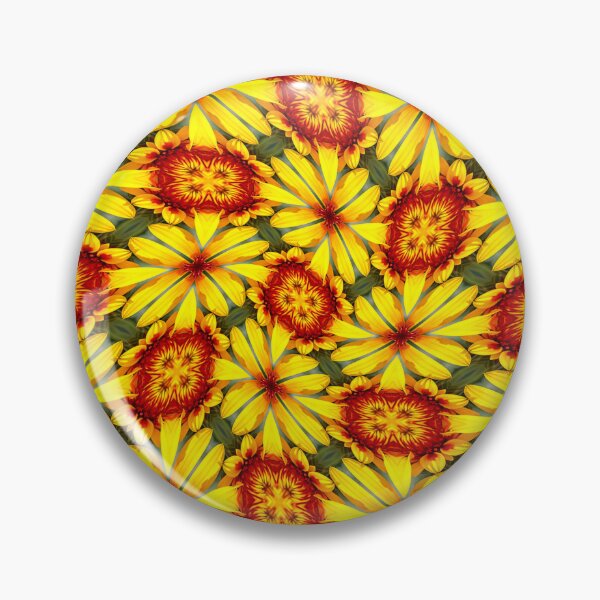 Item preview, Golden Flowers Pattern designed and sold by Patternflower.