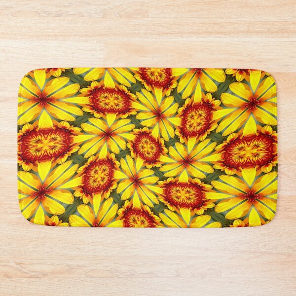 Item preview, Golden Flowers Pattern designed and sold by Patternflower.