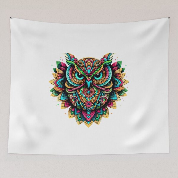 Item preview, "Mandala Mystery: The Enchanted Owl" designed and sold by JohanSD.