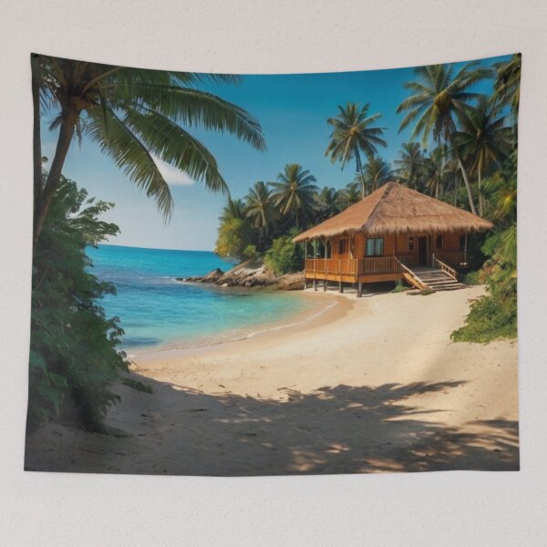 Item preview, Coastal Wooden Bungalow designed and sold by BlareBlare.
