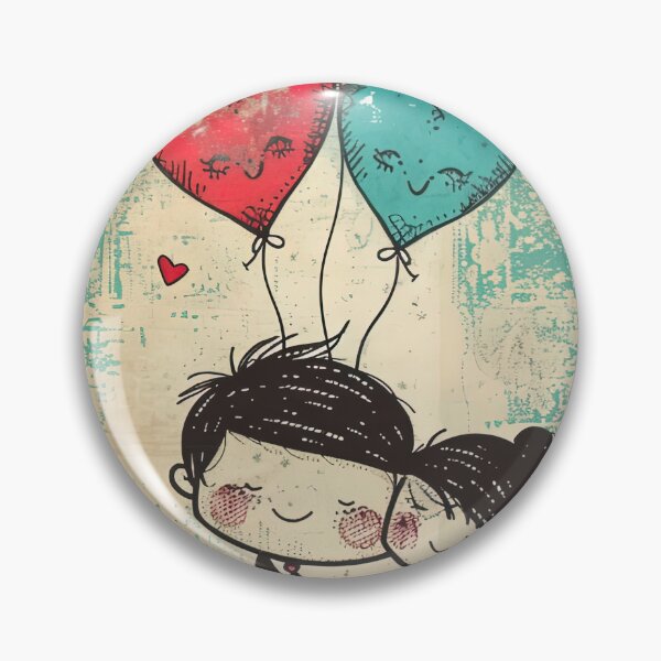 Item preview, Happy Day! Congratulations on your wedding, young couple with heart balloon designed and sold by ARTelierDigital.
