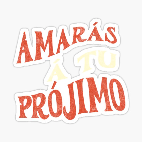 Vista previa del artículo con la obra «Amarás a tu prójimo», diseñado y vendido por abundanceshirts.