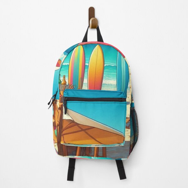 Item preview, Turquoise Waves & Surfboards – Beach Day Clipart for Summer designed and sold by santyj.