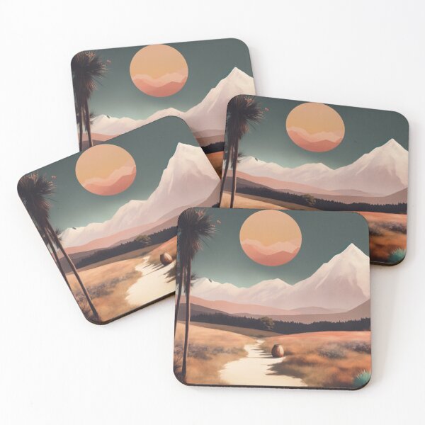 Item preview, Desert Landscape Art Print designed and sold by Mustaph-Shop.
