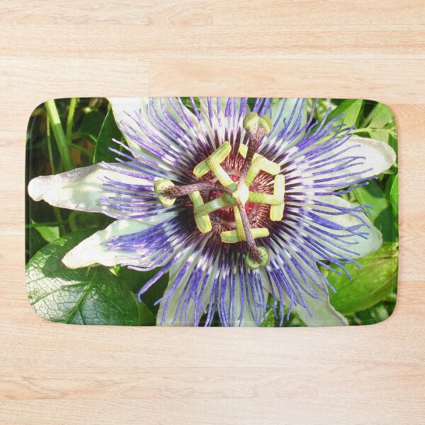 Item preview, Passiflora Against Green Foliage In A Garden designed and sold by taiche.