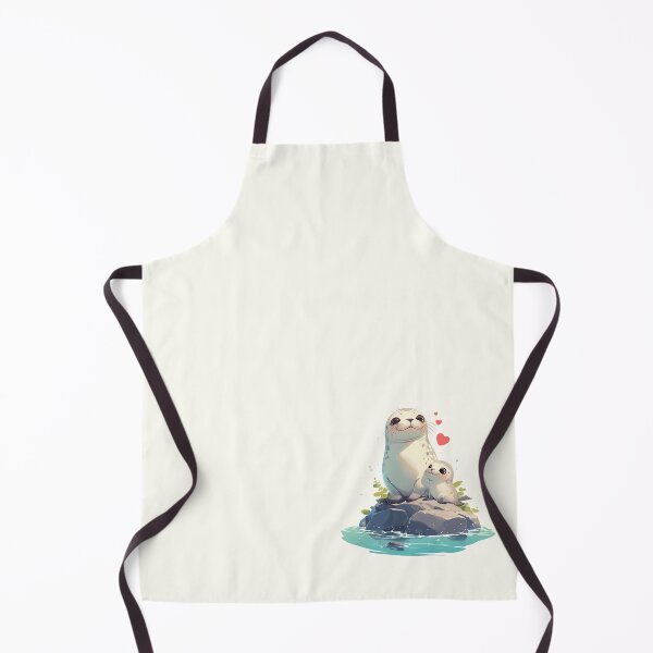 Item preview, Lovely Mother and Baby Seal designed and sold by Windy-market.