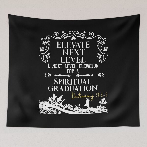 Item preview, Elevate Next Level Spiritual Graduation Christ Prayer designed and sold by Dressed For  Duty.