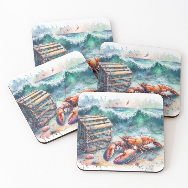Item preview, Maine Lobster and Waves designed and sold by Blue Horse Photo Magic.