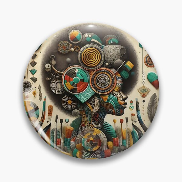 Item preview, Afro-style Mosaic Patterns of Emotions designed and sold by Indoni.