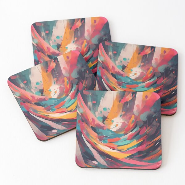 Aperçu de l'œuvre Abstract Painting Art Print créée et vendue par Mustaph-Shop.