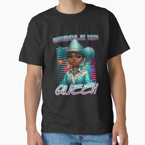 Item preview, Cute Chibi Black Cowgirl Saddle Up Queen designed and sold by igotareason2.