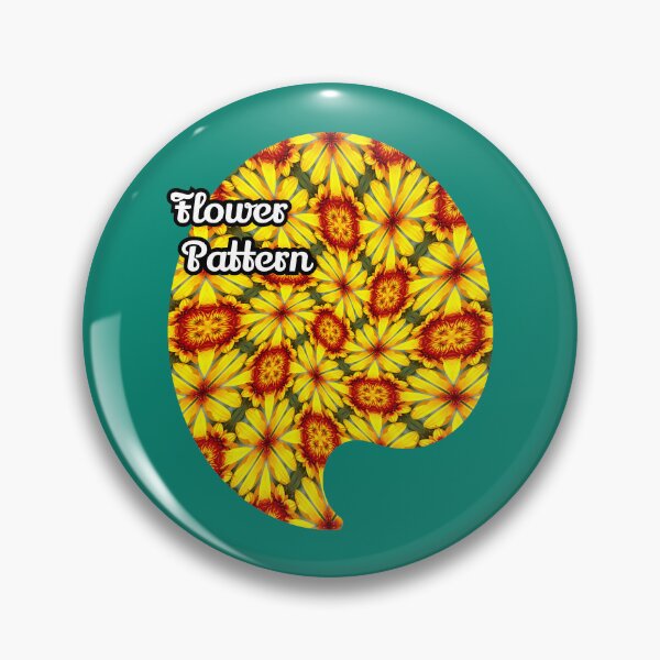 Item preview, Golden Flowers Pattern designed and sold by Patternflower.