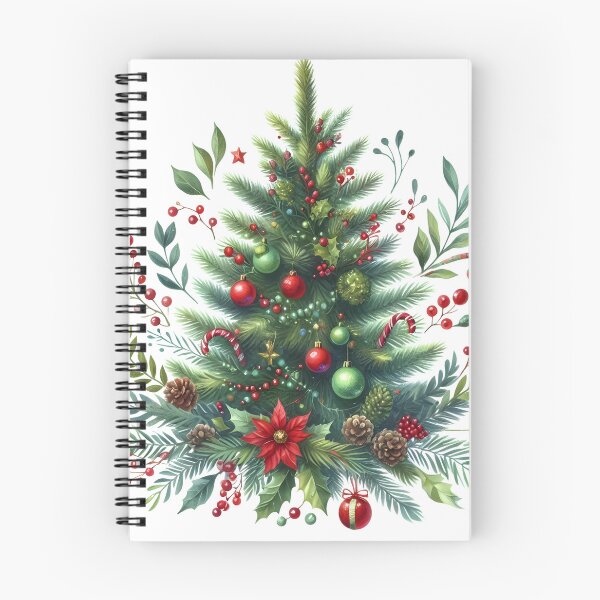 Item preview, Festive Evergreen Christmas Tree, Watercolor Christmas Tree designed and sold by ManeeStore.