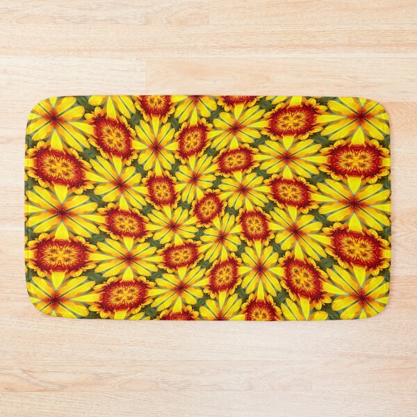 Item preview, Golden Flowers Pattern designed and sold by Patternflower.