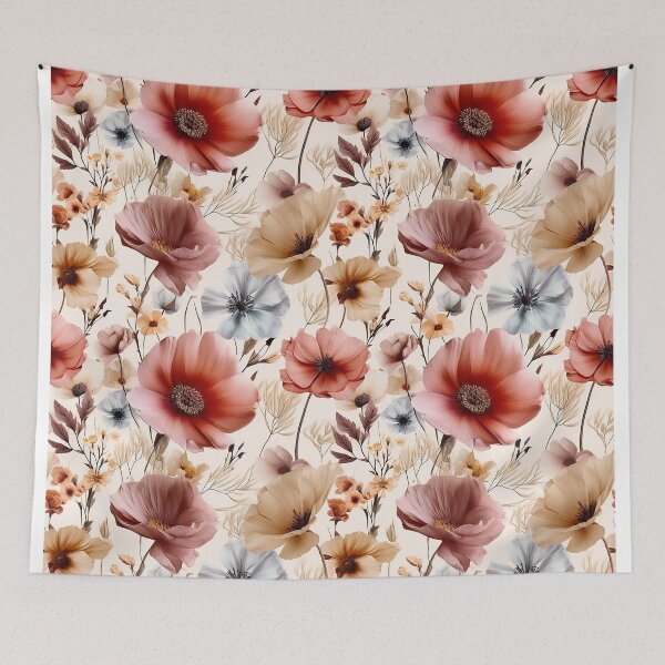 Item preview, Dreamy Vintage Botanic Floral Patterns designed and sold by Mandie Kuo.