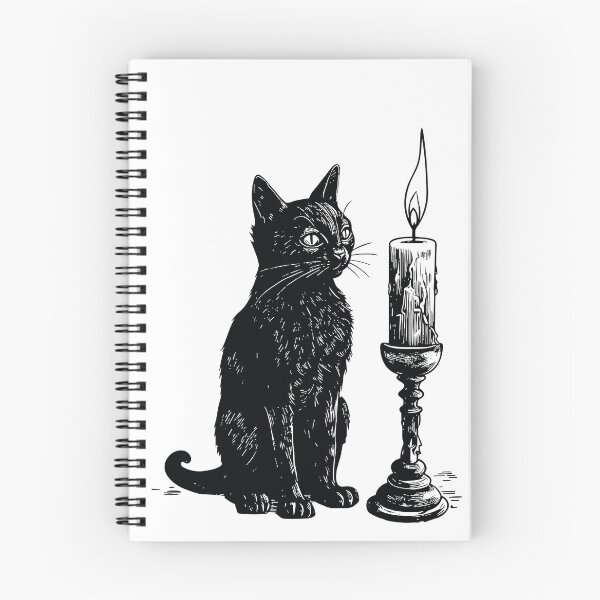 Item preview, Cat with candles  designed and sold by stylor ..
