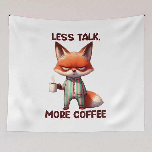 Item preview, Less Talk, More Coffee designed and sold by BanShopDG.