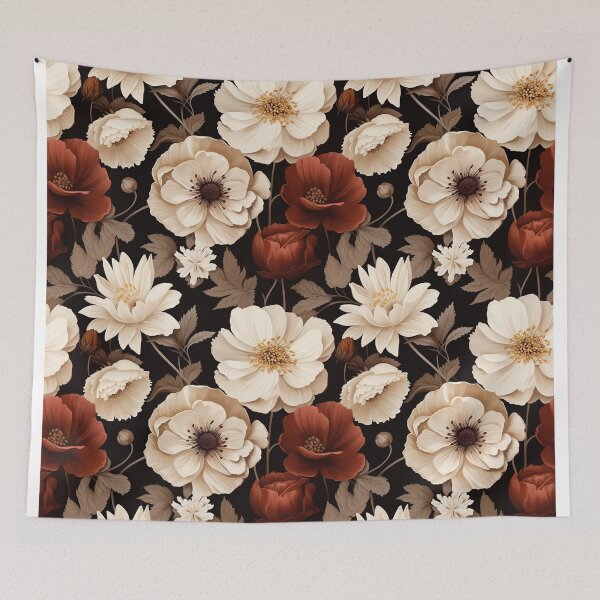 Item preview, Dreamy Vintage Botanic Floral Patterns designed and sold by Mandie Kuo.