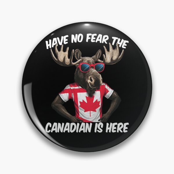 Item preview, Have No Fear The Canadian Is Here Maple Leaf Patriotic Moose Sunglasses Canada Flag  designed and sold by Smix Pixels.