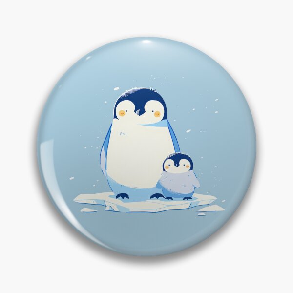 Item preview, Lovely Mother and Baby Penguin designed and sold by Windy-market.