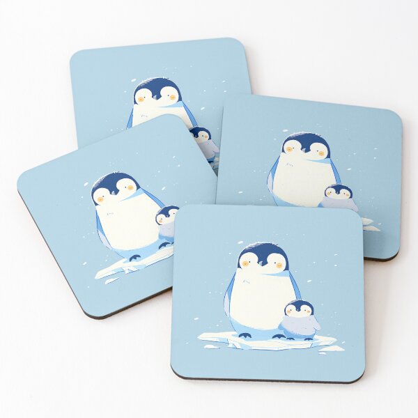 Item preview, Lovely Mother and Baby Penguin designed and sold by Windy-market.
