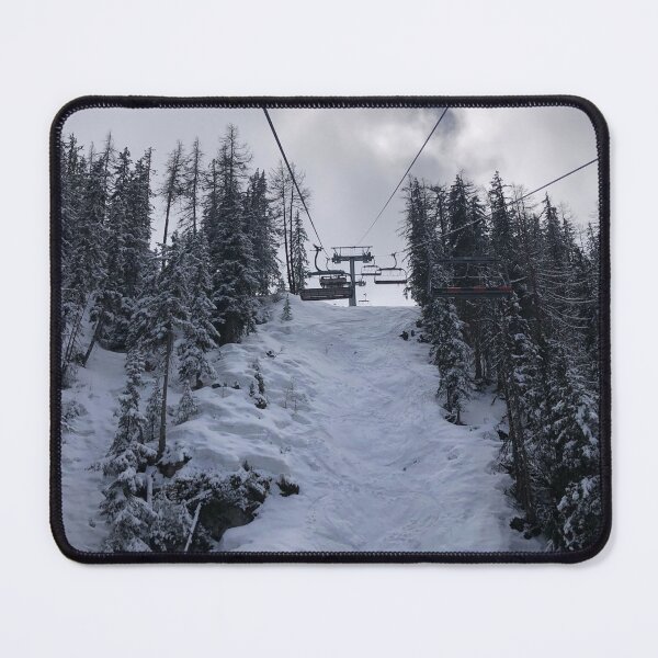 Item preview, Snowy Trees and Ski lift designed and sold by Ochothespy8.