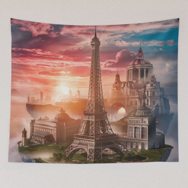Item preview, Floating City of Wonders: Paris in the Clouds designed and sold by Exodoi.