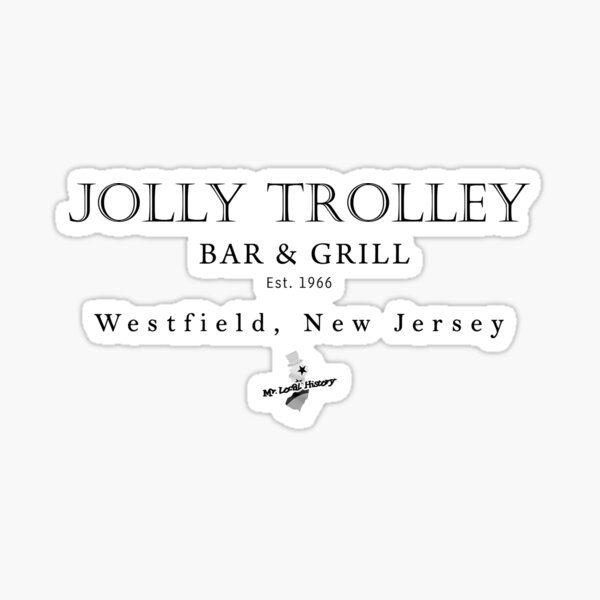 Item preview, Jolly Trolley Westfield NJ - Wear Local History designed and sold by mrlocalhistory.