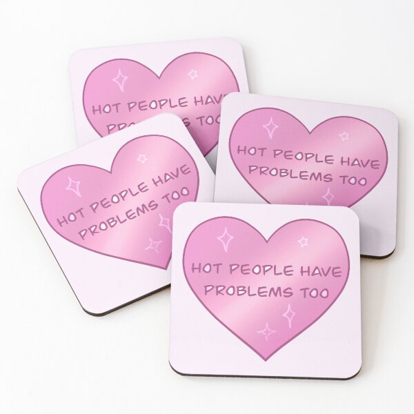 Item preview, hot people have problems too // designed and sold by Art by Maria Milenova.
