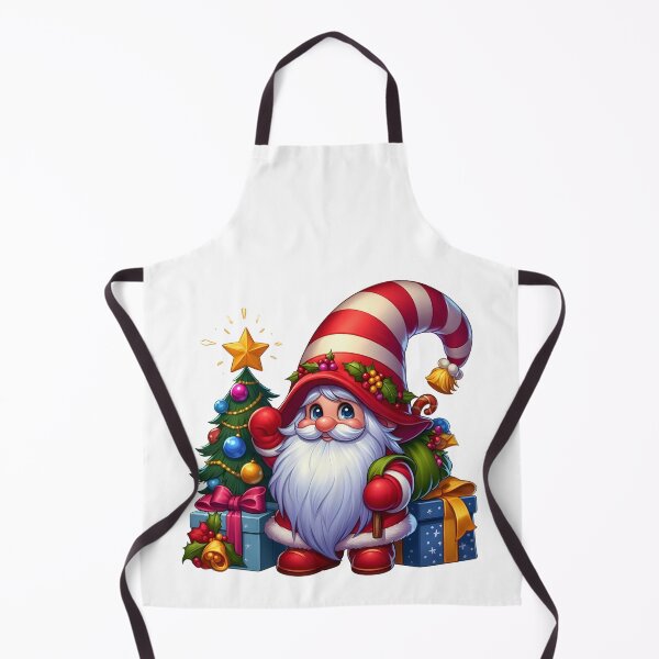 Item preview, Whimsical Gnome Christmas, colorful cartoon designed and sold by ManeeStore.