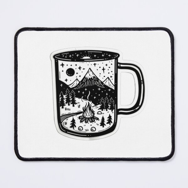Item preview, Outdoor Mug Sticker designed and sold by NicolasGlowArt.