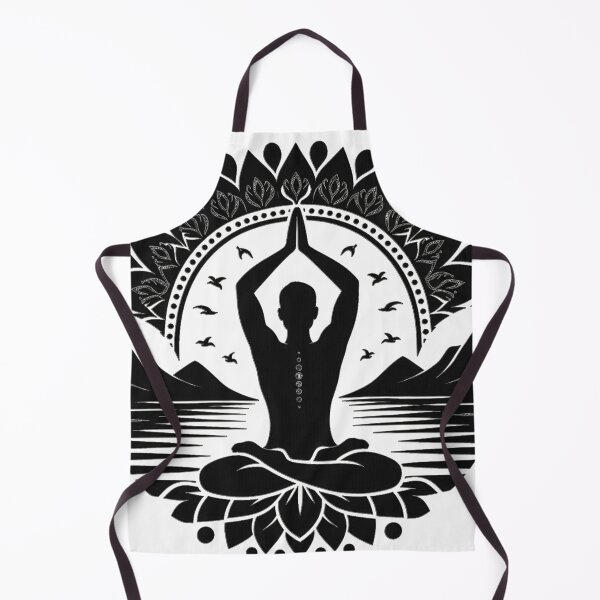 Item preview, Yoga Enthusiast Embracing Inner Peace through the Art of Yoga designed and sold by designdukan.