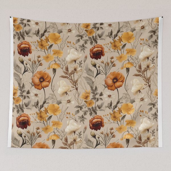 Item preview, Dreamy Vintage Botanic Floral Patterns designed and sold by Mandie Kuo.