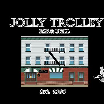 Artwork thumbnail, Jolly Trolley Westfield NJ - Wear Lost Local History by mrlocalhistory
