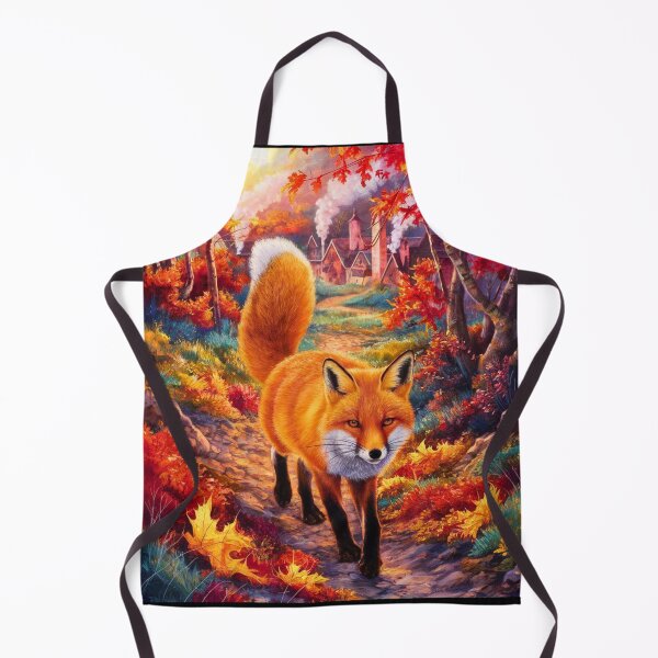 Artikelvorschau, Fuchs-Porträt. Herbstsaison, Herbstfuchs, Vintage-Fuchs, Fuchs-Malerei, Paul Gauguin-Stil entworfen und verkauft von FoxVibes.