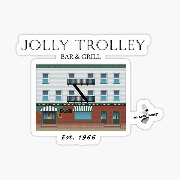 Item preview, Jolly Trolley Westfield NJ - Wear Lost Local History designed and sold by mrlocalhistory.