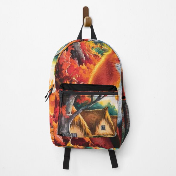 Item preview, Fox Portrait. Fall season, fall fox, vintage fox, fox painting, Paul Gauguin style designed and sold by FoxVibes.