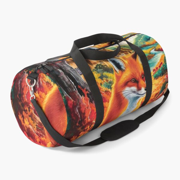 Item preview, Fox Portrait. Fall season, fall fox, vintage fox, fox painting, Paul Gauguin style designed and sold by FoxVibes.