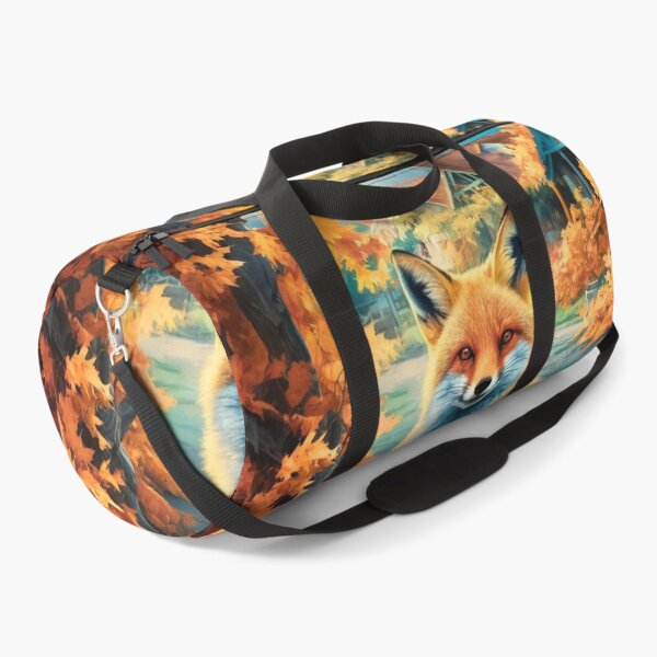 Item preview, Fox Portrait. Fall season, fall fox, vintage fox, fox painting, Paul Gauguin style designed and sold by FoxVibes.