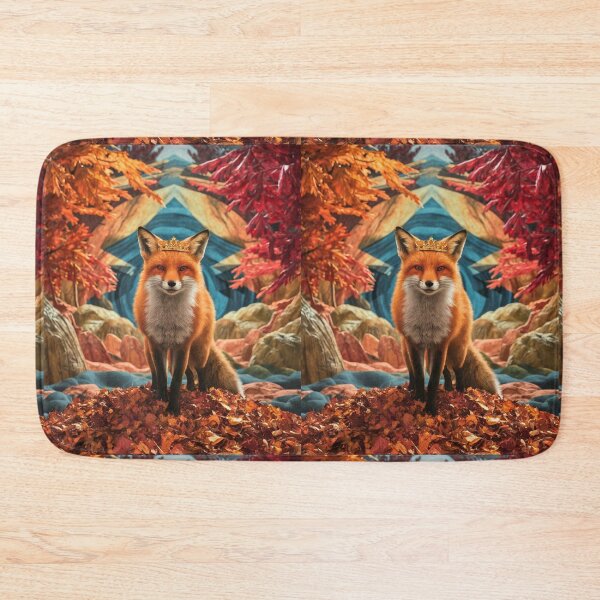 Item preview, Fox Portrait. Fall season, fall fox, vintage fox, fox painting, Paul Gauguin style designed and sold by FoxVibes.