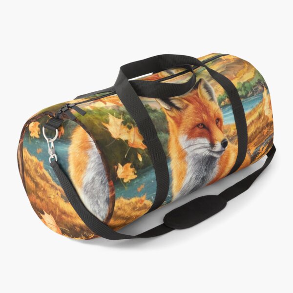 Item preview, Fox Portrait. Fall season, fall fox, vintage fox, fox painting, Paul Gauguin style designed and sold by FoxVibes.
