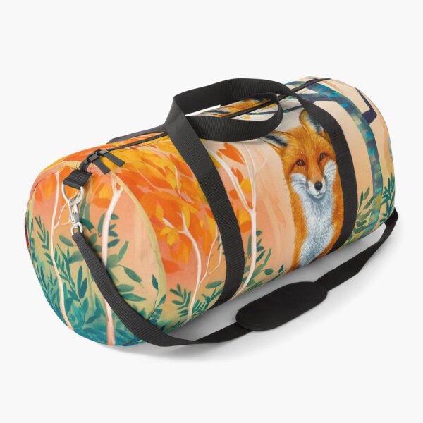 Item preview, Fox Portrait. Fall season, fall fox, vintage fox, fox painting, Paul Gauguin style designed and sold by FoxVibes.